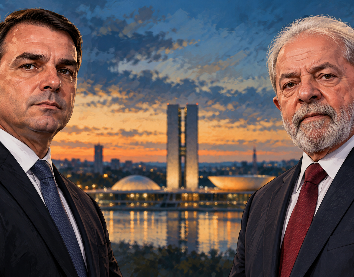 Véspera do 2º turno: sete pesquisas mostram Flávio numericamente à frente e empate técnico com Lula