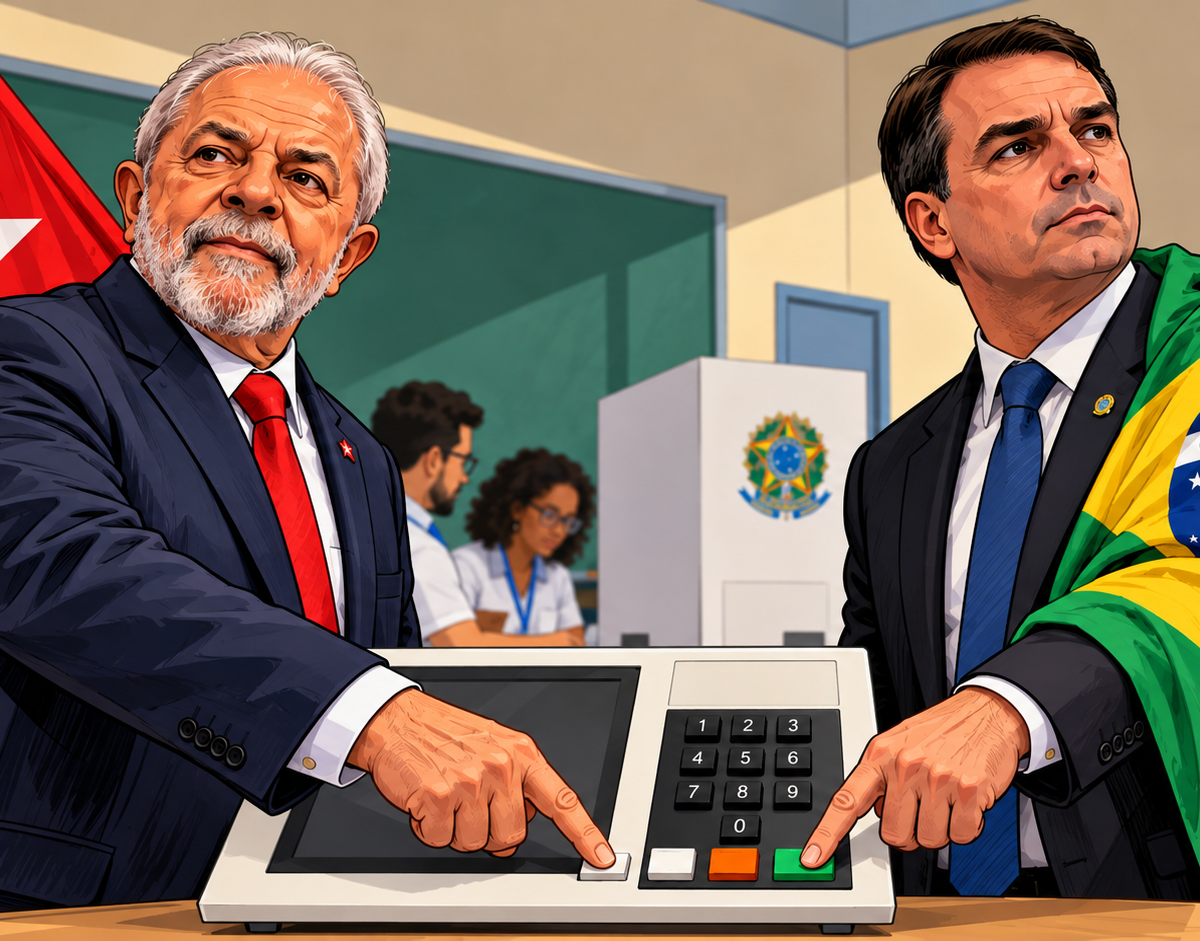 2º turno: Lula e Flávio Bolsonaro votam; urnas ficam abertas até as 17h
