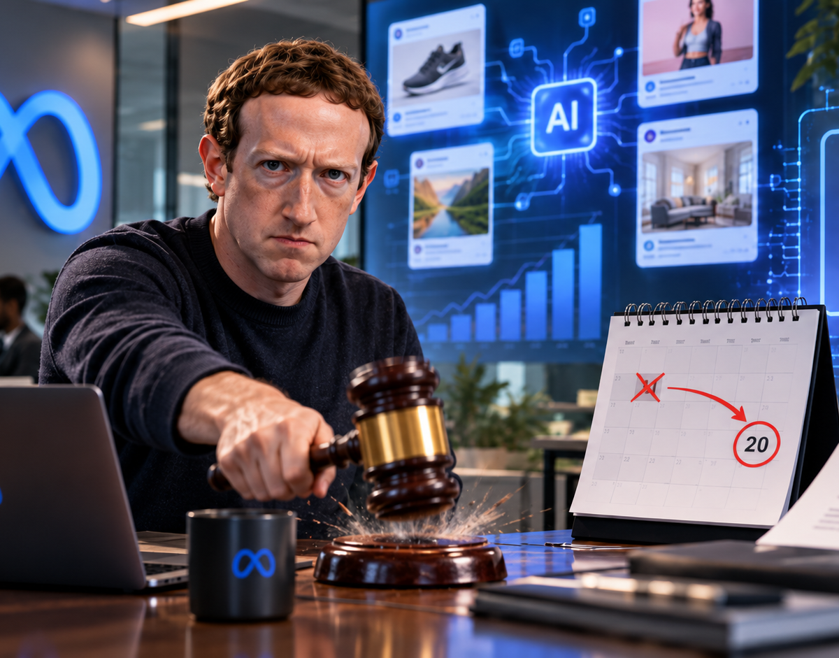 Meta adia para 20 de novembro termos que responsabilizam anunciantes por edições de IA